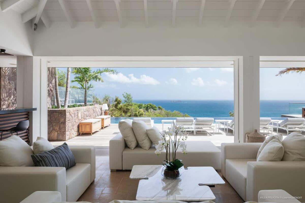 On A Hill Side Villa With Superb Amenities St. Barthelemy Exterior photo